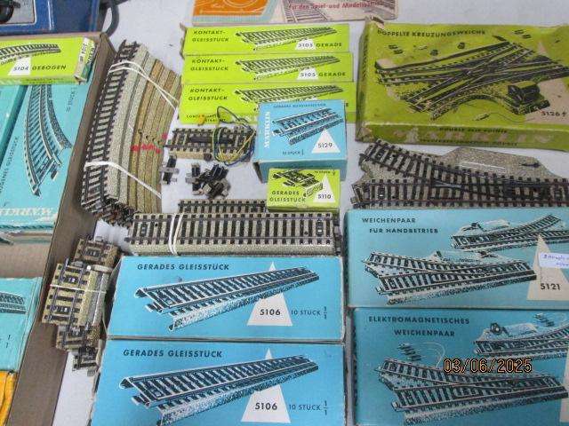 HO SCALE - MARKLIN -M TRACK - LARGE AMOUNT - MOSTLY BOXED