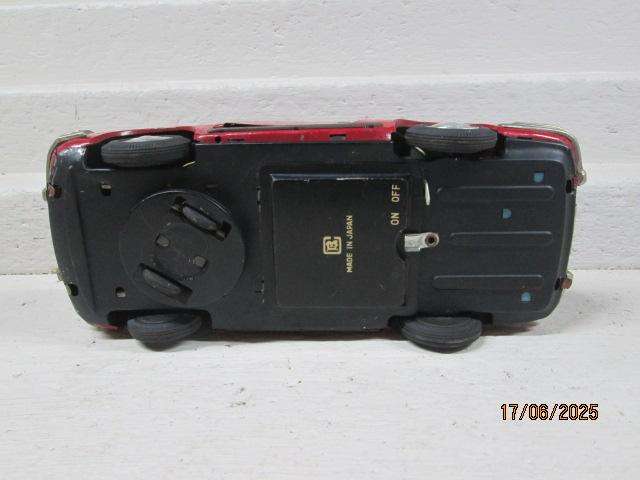 PORSCHE - VERY OLD TIN MODEL - BATTERY OPERATED