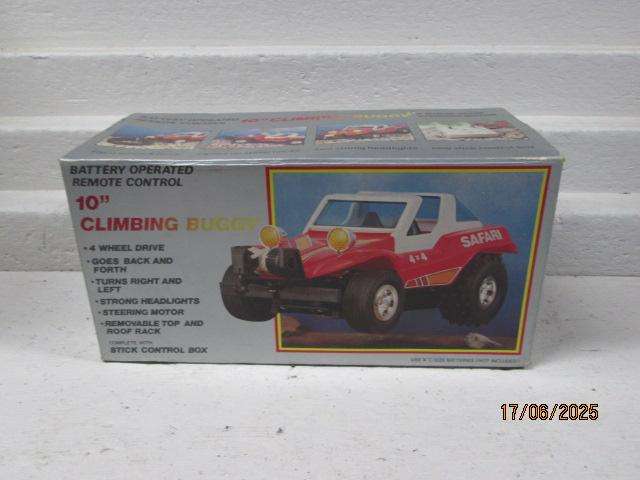 BATTERY OPERATED REMOTE CONTROL CLIMBING BUGGY - BOXED
