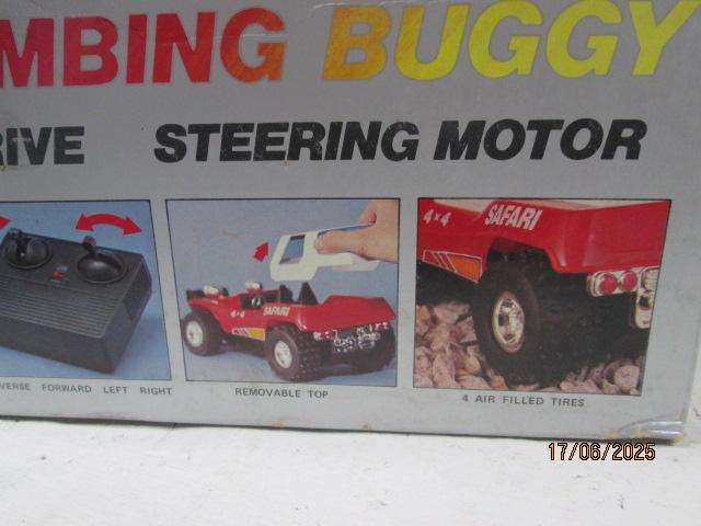 BATTERY OPERATED REMOTE CONTROL CLIMBING BUGGY - BOXED