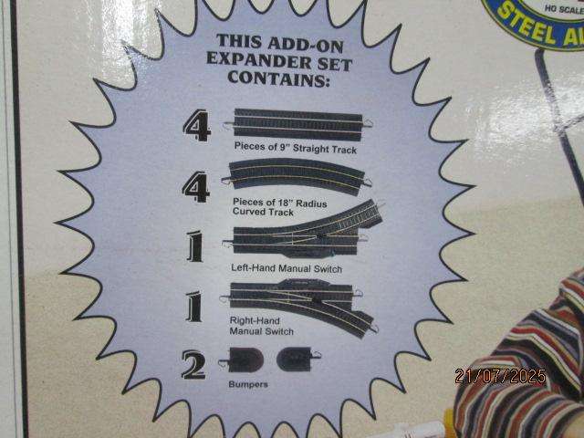 HO / OO SCALE - BACHMANN - E-Z TRACK EXPANDER SET -  BOXED