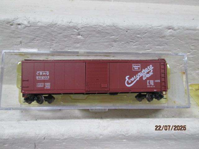 N SCALE - INTERMOUNTAIN RAILWAY CO - VARIOUS BOX CARS - X5 - BOXED