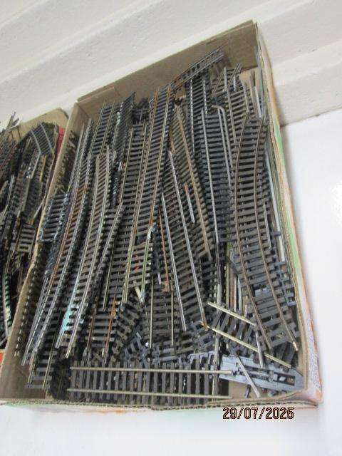 HO / OO SCALE - X2 BEER BOXES FULL OF OFFCUTS/SCRAP TRACK