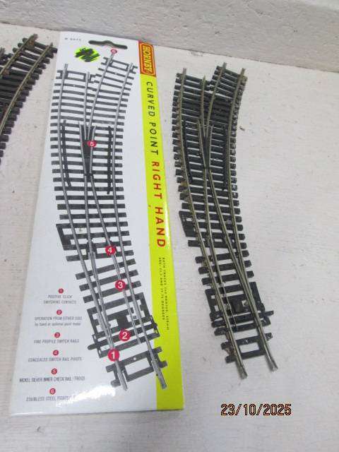 HO / OO SCALE - HORNBY - POINTS - X4 - BOXED