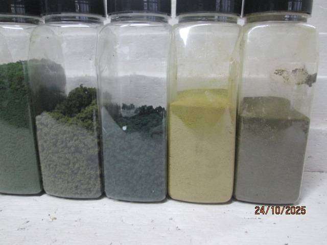 HO SCALE- WOODLAND SCENICS - VARIOUS SCATTER MATERIALS - X7 - BOXED