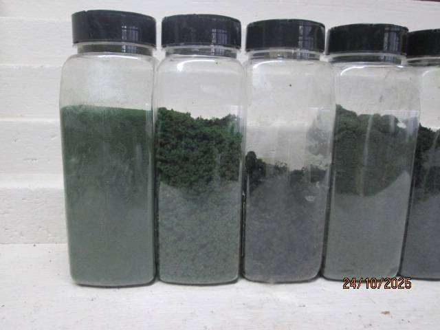 HO SCALE- WOODLAND SCENICS - VARIOUS SCATTER MATERIALS - X7 - BOXED