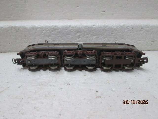 HO SCALE - LIMA - FS BROWN ARTICULATED ELECTRIC LOCOMOTIVE