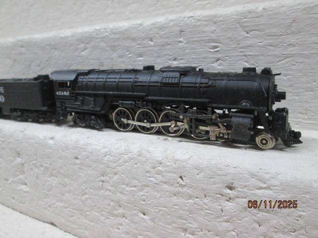 N SCALE - BACHMANN - 4-8-4 SANTE FE STEAM LOCOMOTIVE