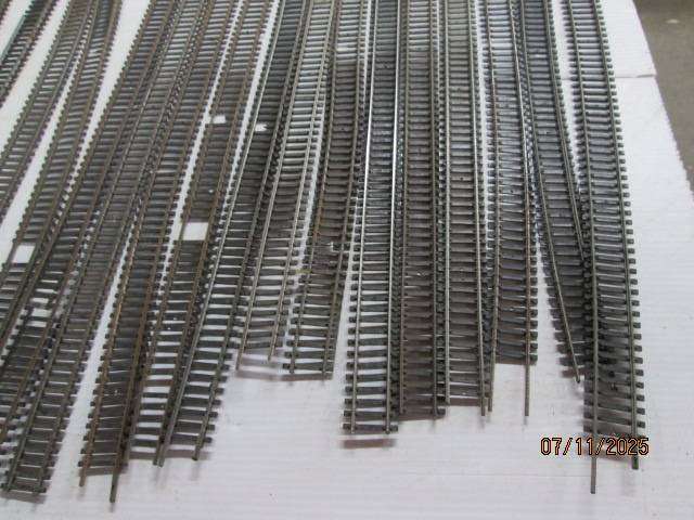 HO / OO SCALE - METAL LONG STRAIGHTS OF TRACK - X20 PIECES