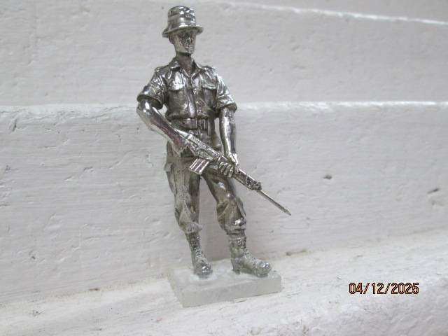METAL SADF FIGURINE