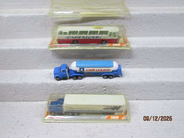 HO SCALE - MAJORETTE - ROAD VEHICLES - X3 - BOXED
