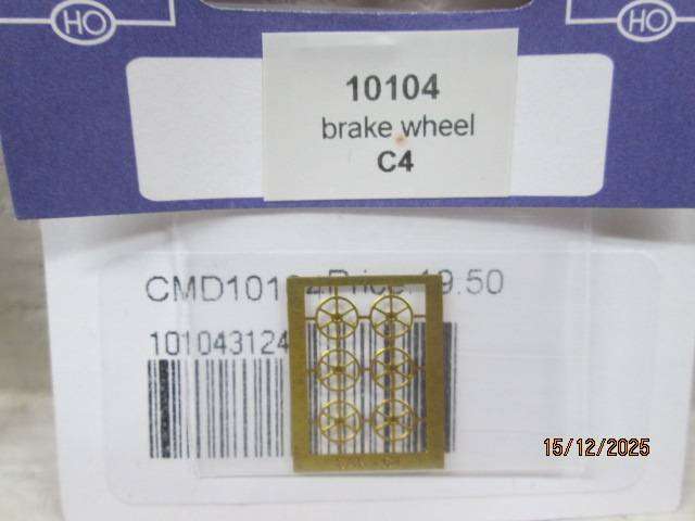 HO SCALE - CMD -SAR -  LOCOMOTIVE BRASS PLATES - X17 SETS - BOXED