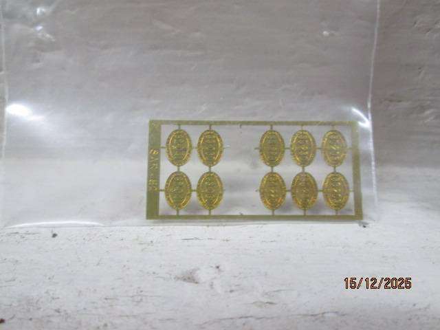 HO SCALE - CMD -SAR -  LOCOMOTIVE BRASS PLATES - X17 SETS - BOXED