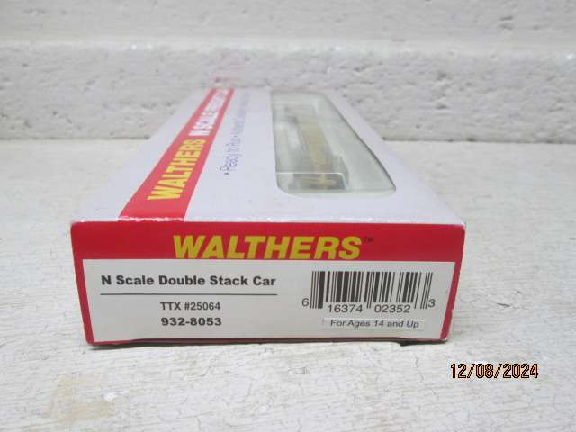 N SCALE - WALTHERS - DOUBLE STACK CONTAINER CARS - X3 - BOXED