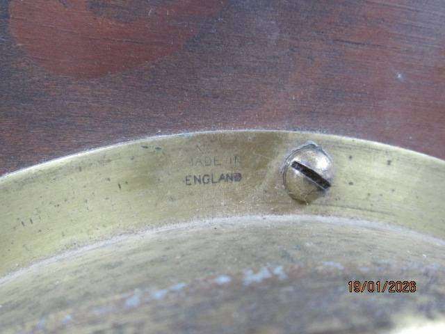 SAR - LARGE OLD BRASS PRESSURE GAUGE