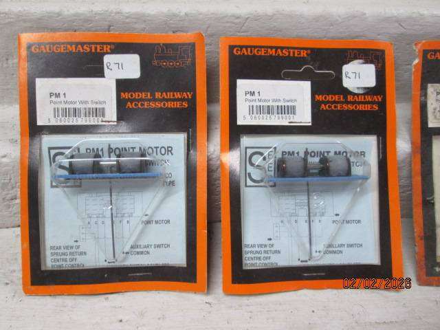 HO / OO SCALE - GAUGEMASTER - POINT MOTORS - X4