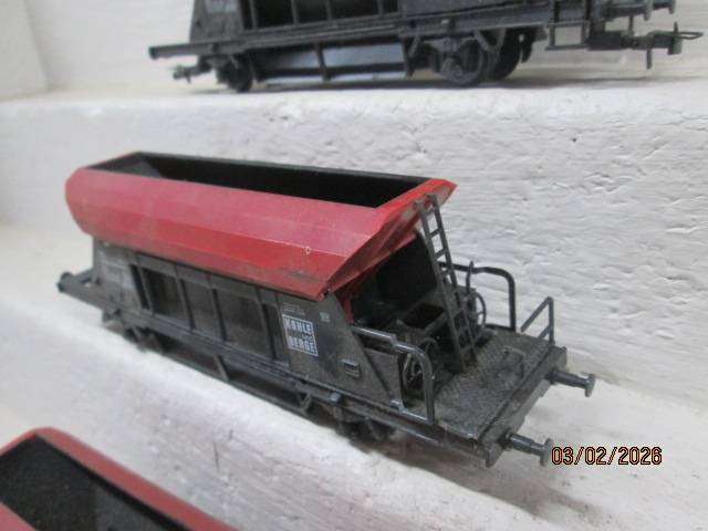 HO SCALE - FALLER - COAL HOPPERS - X3