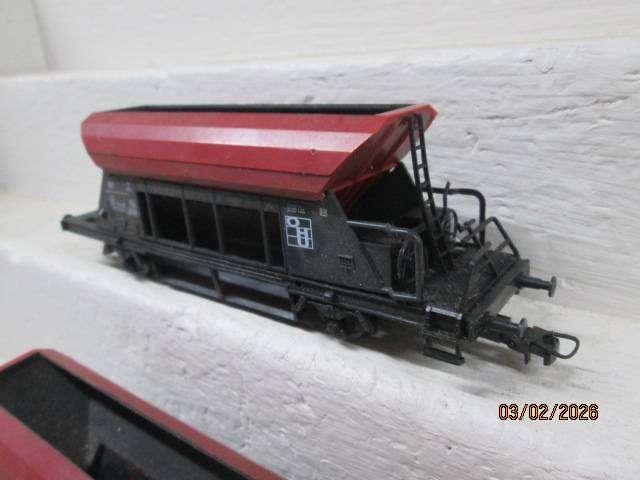 HO SCALE - FALLER - COAL HOPPERS - X3