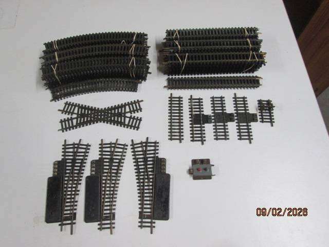 HO / OO SCALE- FLEISCHMANN - OLD TRACK & POINTS - BRASS