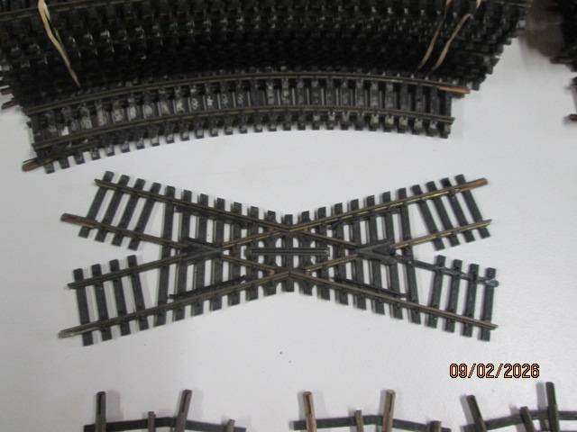 HO / OO SCALE- FLEISCHMANN - OLD TRACK & POINTS - BRASS