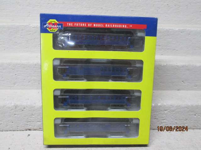 N SCALE - ATHEARN - BOLTIMORE & OHIO - OLD TIMER COACHES - X4