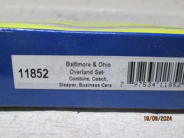 N SCALE - ATHEARN - BOLTIMORE & OHIO - OLD TIMER COACHES - X4