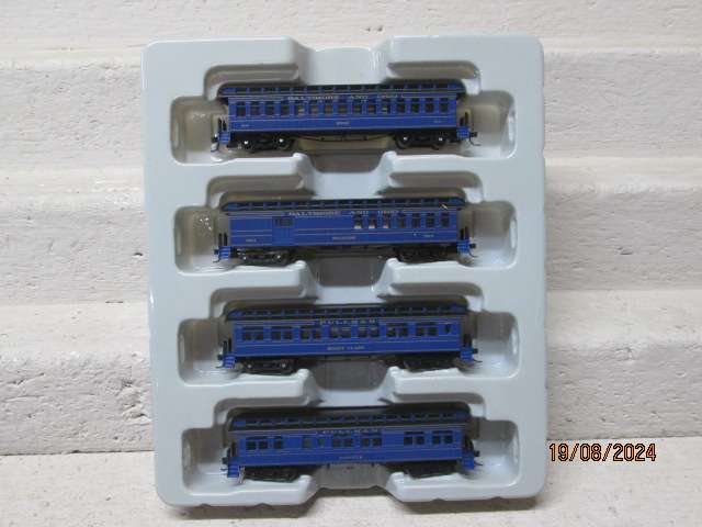 N SCALE - ATHEARN - BOLTIMORE & OHIO - OLD TIMER COACHES - X4