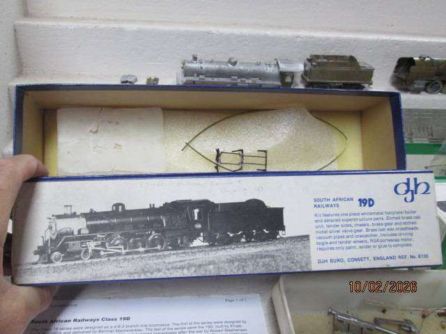 HO SCALE - DJH - CLASS 19D + CLASS 23 STEAM LOCOMOTIVES- FOR SPARES