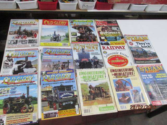 VARIOUS MAGAZINES REGARDING MODEL TRAINS AND ENGINEERING - X14