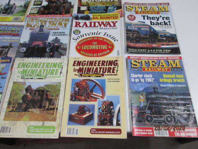 VARIOUS MAGAZINES REGARDING MODEL TRAINS AND ENGINEERING - X14
