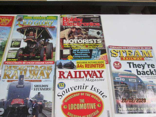 VARIOUS MAGAZINES REGARDING MODEL TRAINS AND ENGINEERING - X14
