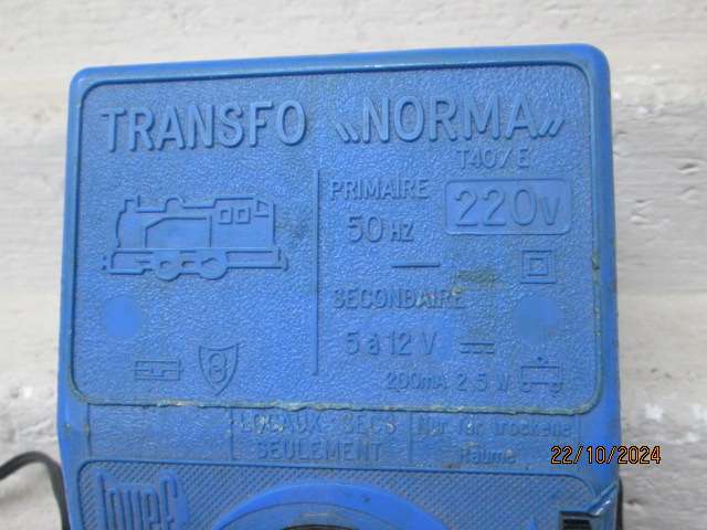 HO SCALE -JOUEFF - CONTROLLER TRANSFORMER