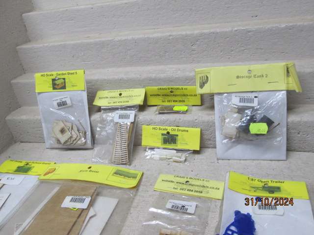 HO SCALE - CRAIG MODELS - X11 VARIOUS KITS