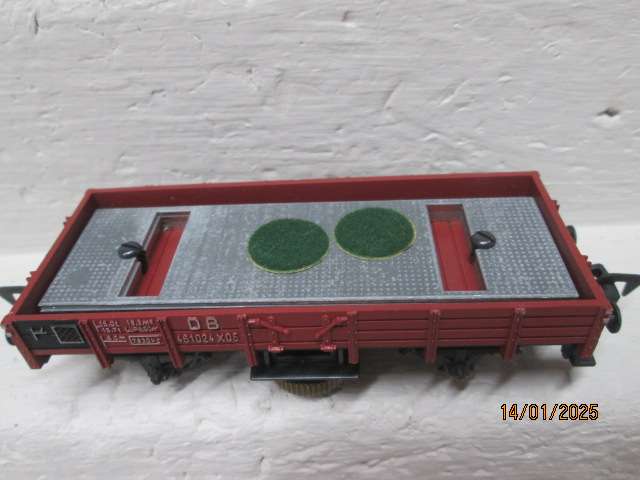 HO SCALE - FLEISCHMANN - TRACK CLEANER WAGON - BOXED