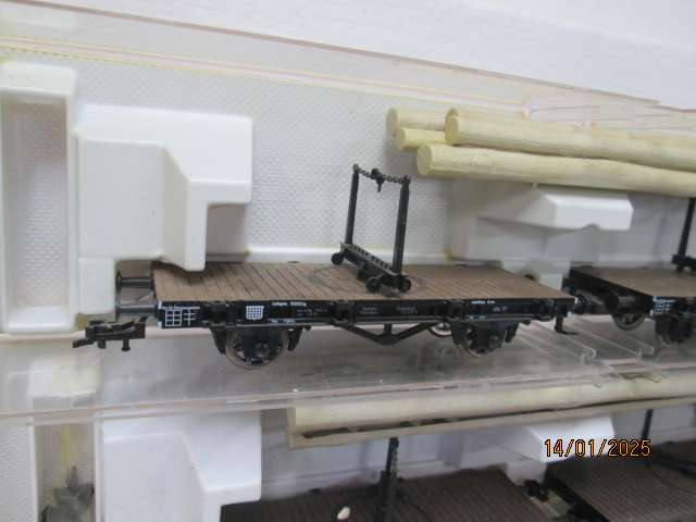 HO SCALE - FLEISCHMANN - X3 TWIN WAGON SETS - BOXED