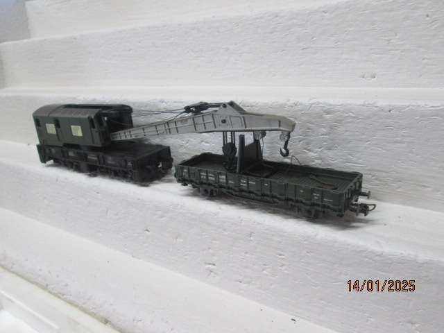 HO SCALE - ROCO - CRANE SET - BOXED