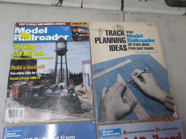 MODEL RAILROADER MAGAZINES - X4 INCLUDING TRACK PLANNING