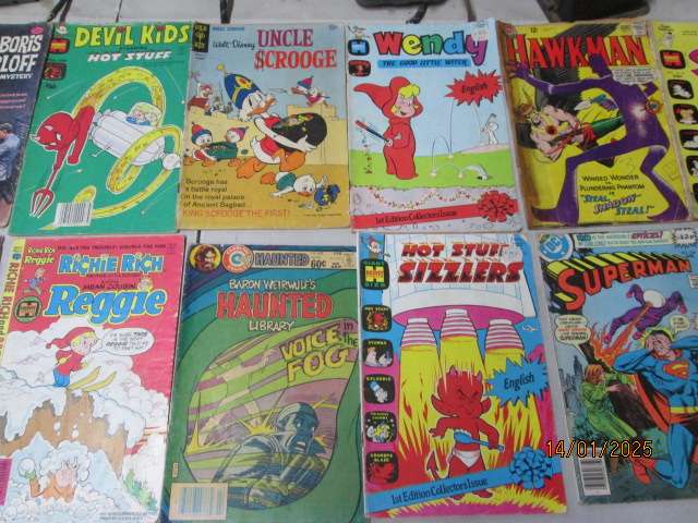 COMICS - OLD ORIGINAL COMICS - X12
