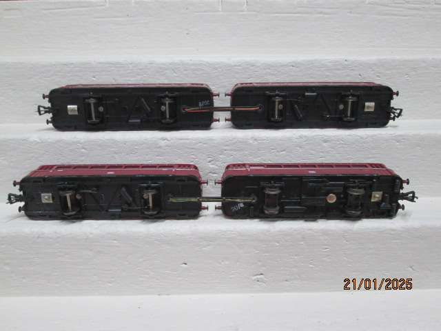 HO SCALE - FLEISCHMANN - RAILCAR SET + DUMMY SET - BOXED