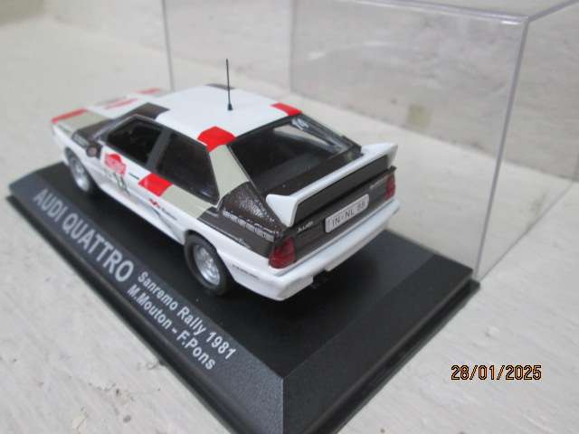 DIE CAST 1:43 SCALE - RALLY CAR -  AUDI QUATTRO