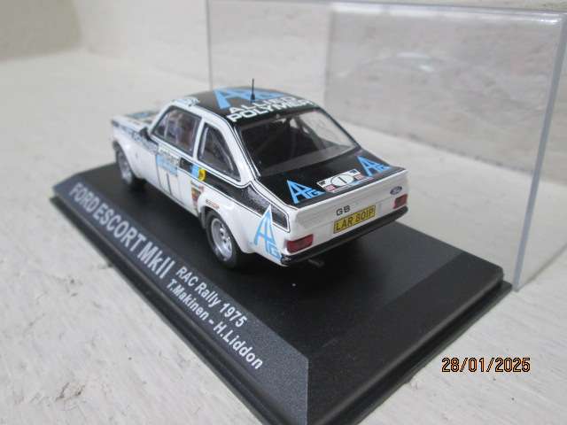 DIE CAST 1:43 SCALE - RALLY CAR -  FORD ESCORT MK II