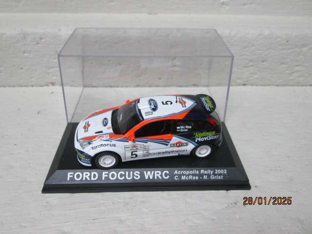 DIE CAST 1:43 SCALE - RALLY CAR -  FORD FOCUS WRC