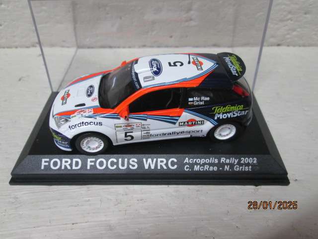 DIE CAST 1:43 SCALE - RALLY CAR -  FORD FOCUS WRC