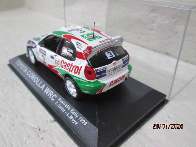 DIE CAST 1:43 SCALE - RALLY CAR -  TOYOTA COROLLA WRC