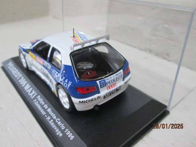 DIE CAST 1:43 SCALE - RALLY CAR -  PEUGEOT 306 MAXI