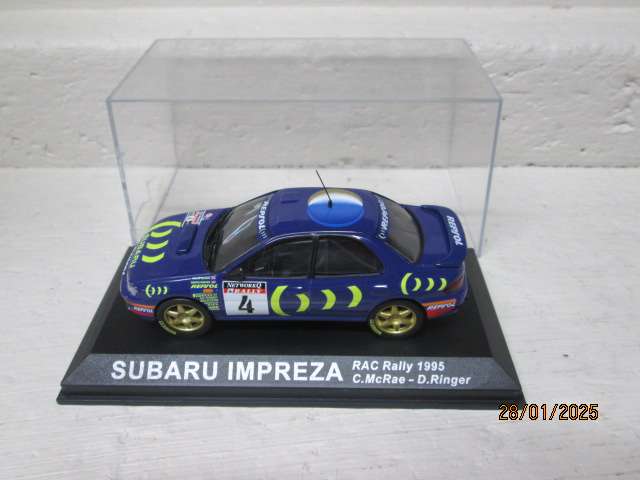 DIE CAST 1:43 SCALE - RALLY CAR -  SUBARU IMPREZA