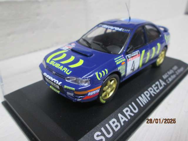 DIE CAST 1:43 SCALE - RALLY CAR -  SUBARU IMPREZA