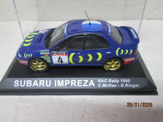 DIE CAST 1:43 SCALE - RALLY CAR -  SUBARU IMPREZA