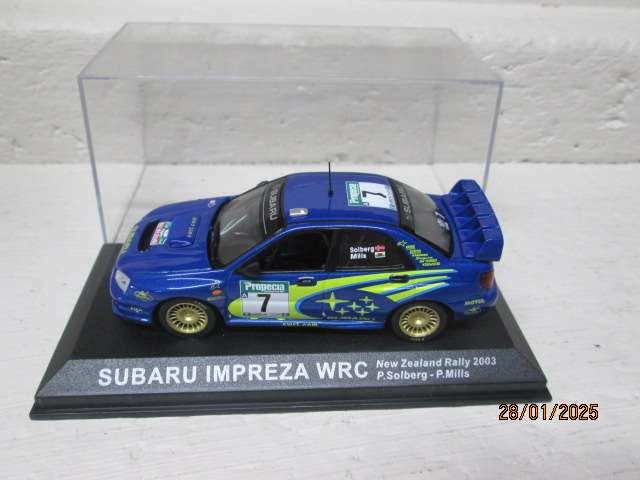 DIE CAST 1:43 SCALE - RALLY CAR -  SUBARU IMPREZA WRC