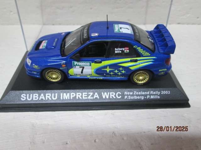 DIE CAST 1:43 SCALE - RALLY CAR -  SUBARU IMPREZA WRC
